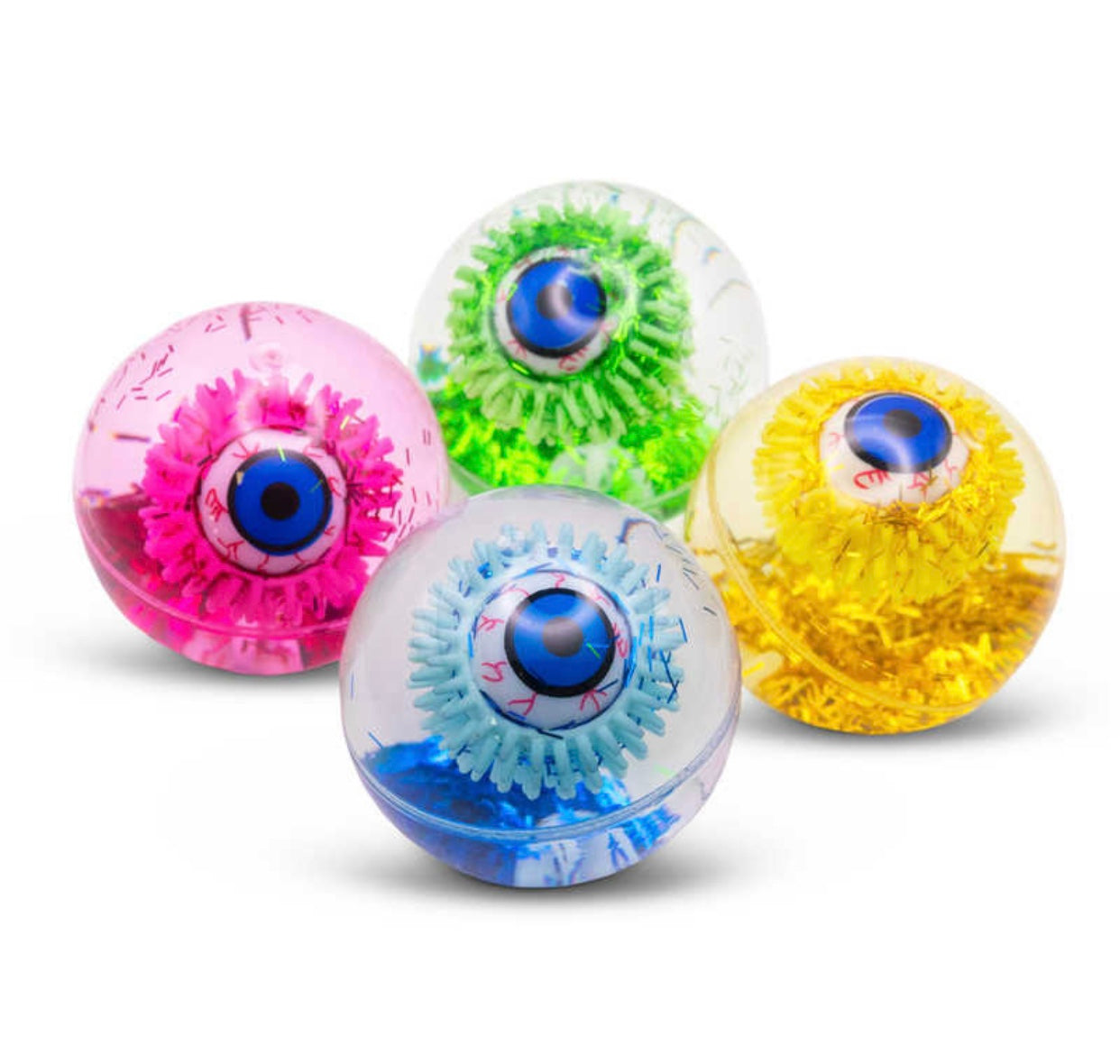 Light up flashing glitter eyeball