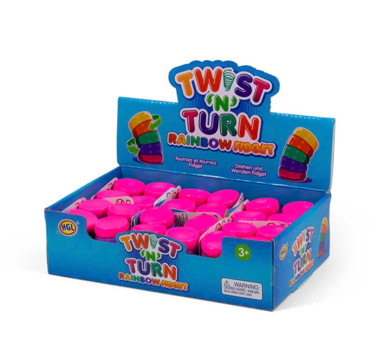 Rainbow twist n turn fidget