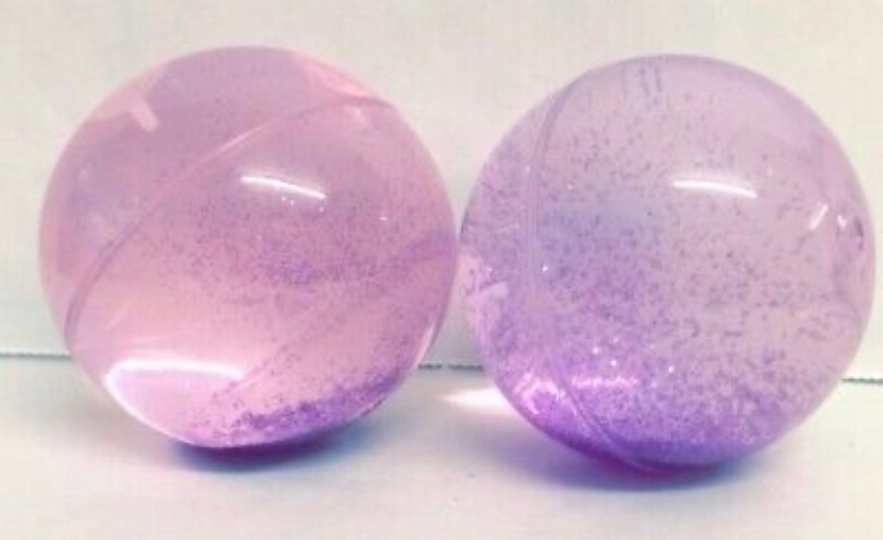 Set 4 x glitter water balls