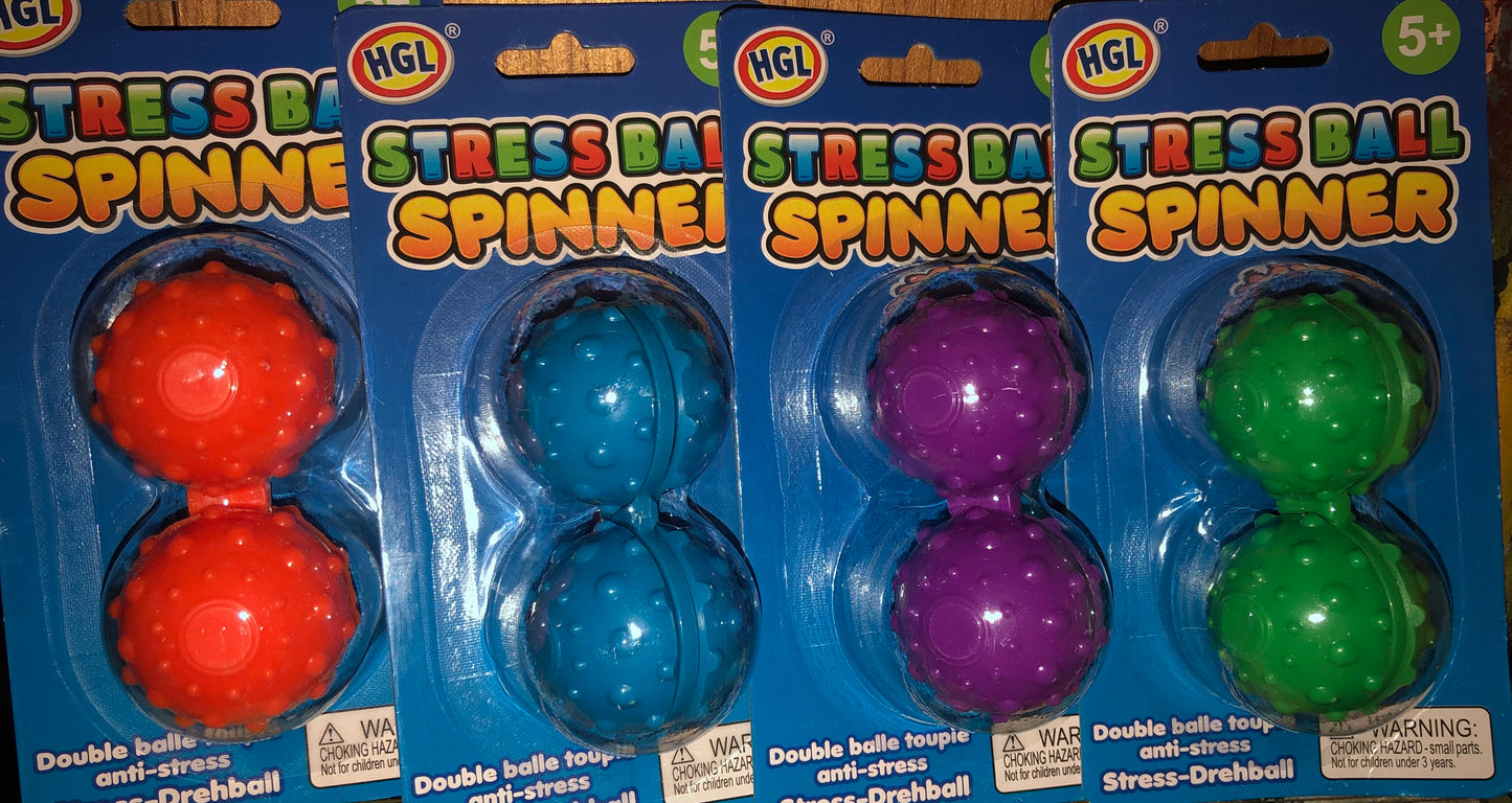 Spinning stress balls