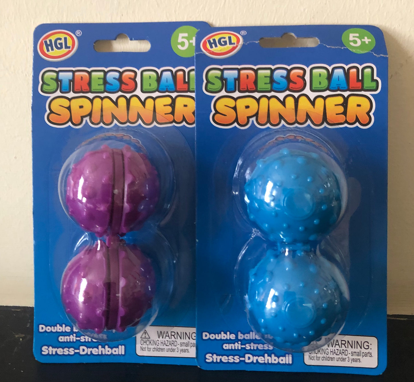 Spinning stress balls