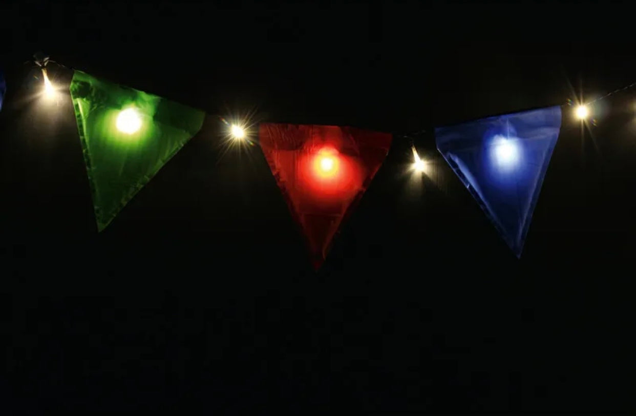 Light up Bunting LED 8 flags