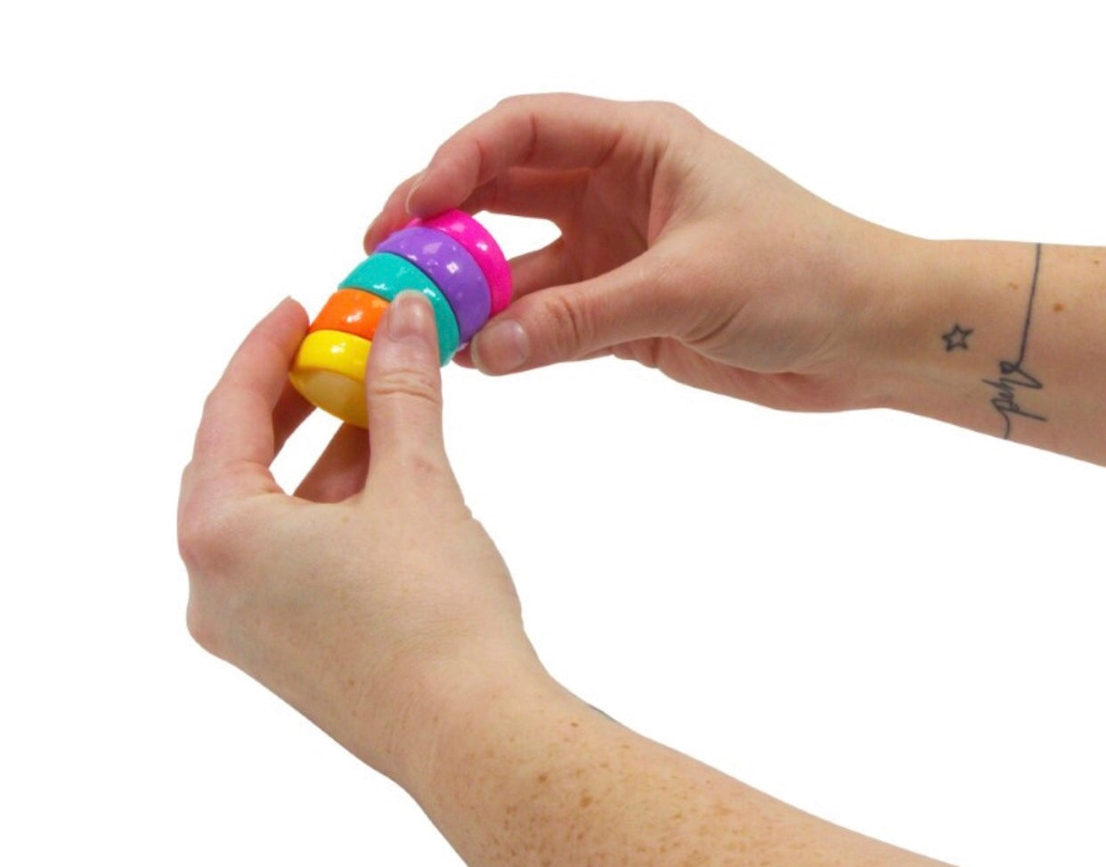 Rainbow twist n turn fidget