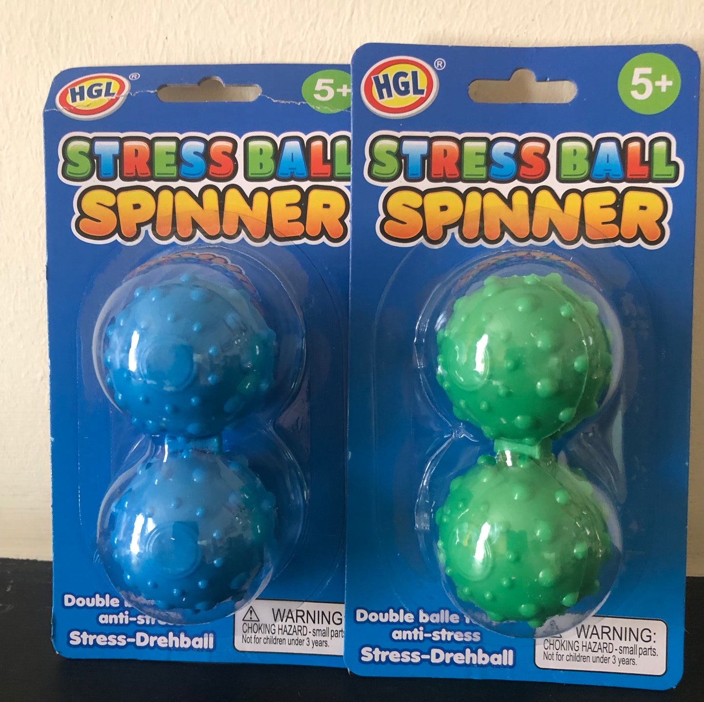 Spinning stress balls