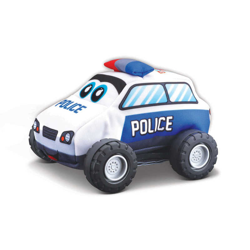 BB Junior soft plush dual play police car