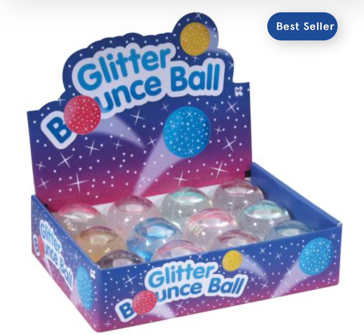 Set 4 x glitter water balls