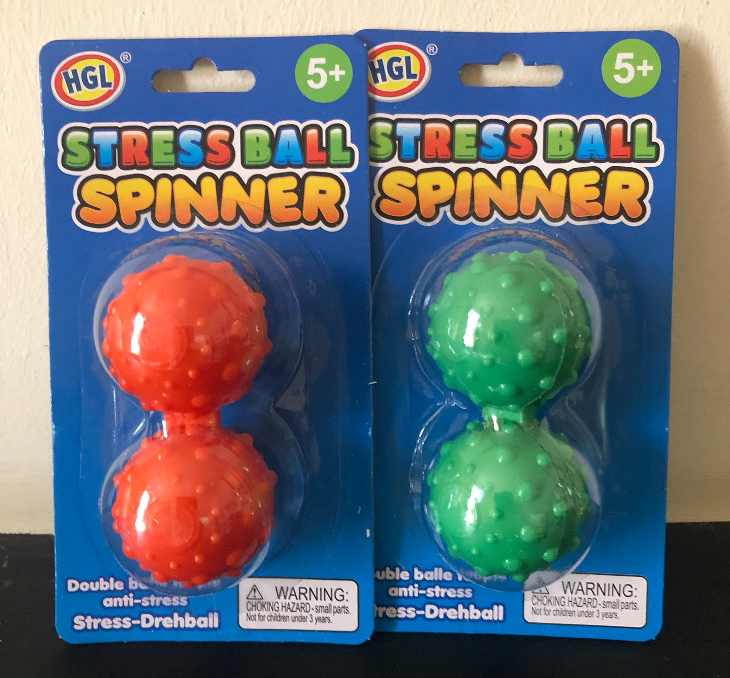 Spinning stress balls