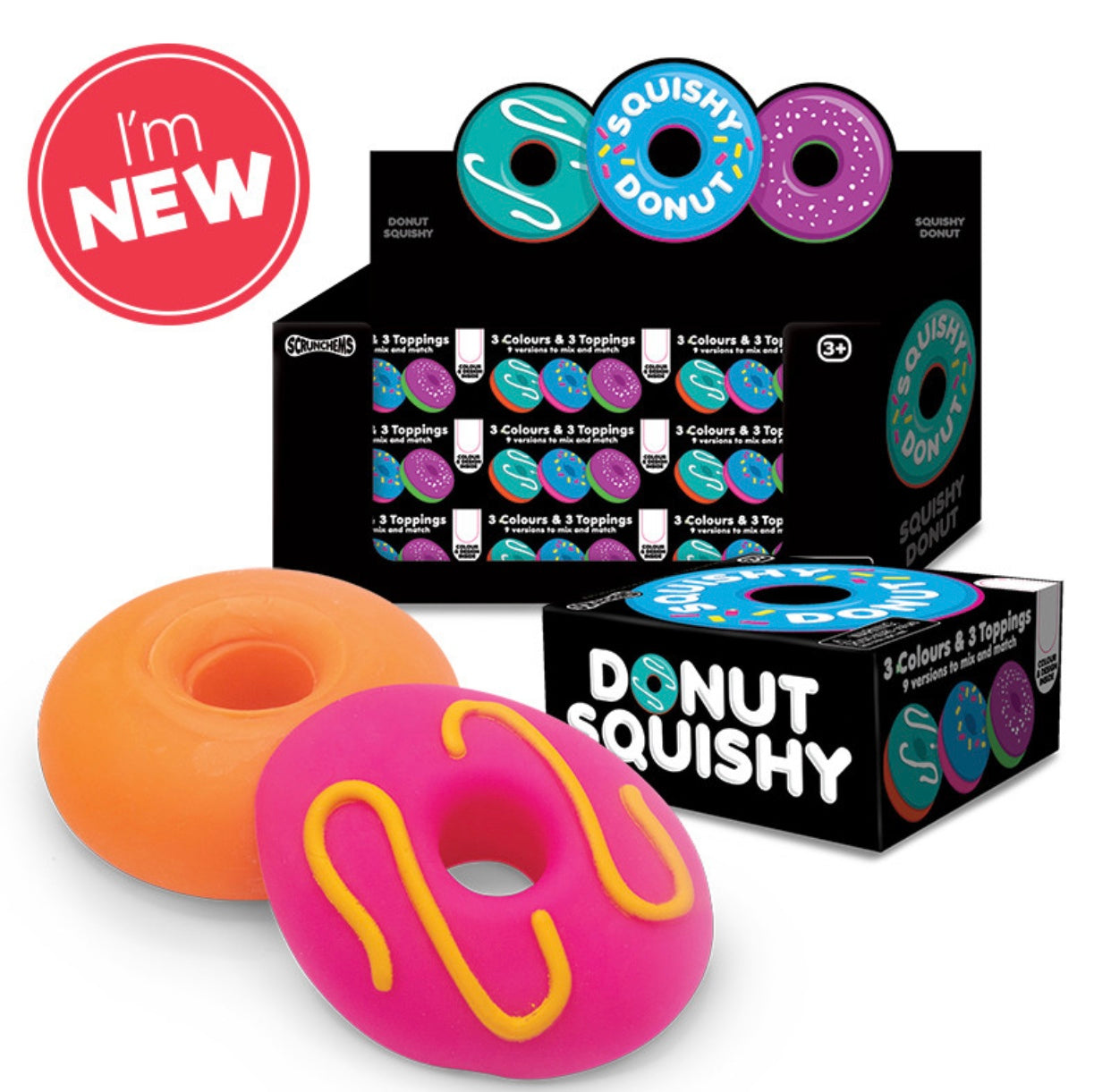 Scrunchems squishy donut