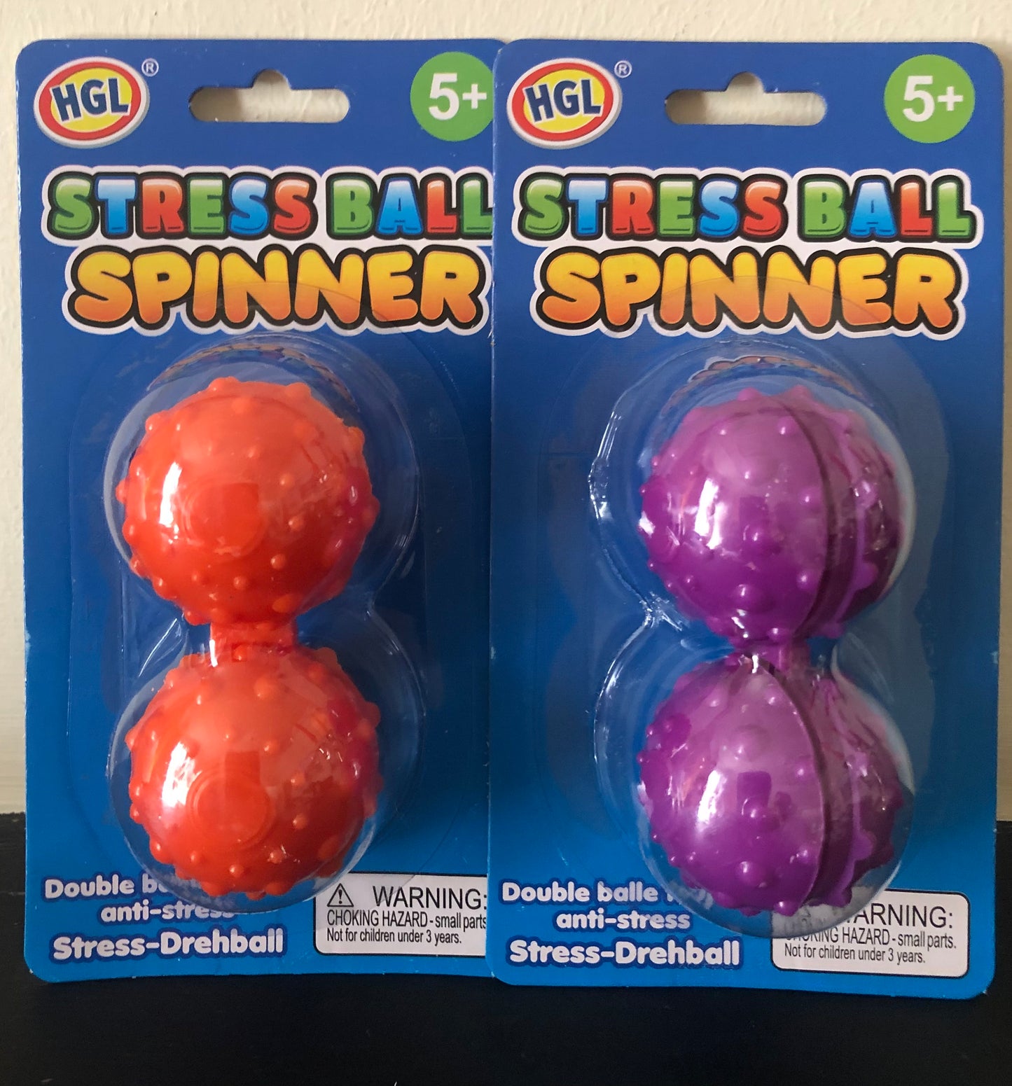 Spinning stress balls