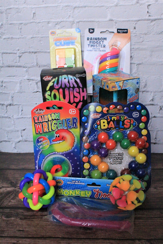 Large rainbow mixed sensory bundle