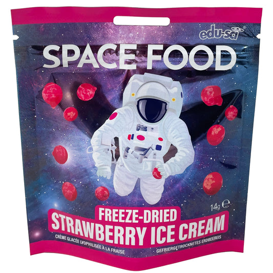 Space freeze dried strawberry ice cream (14g)