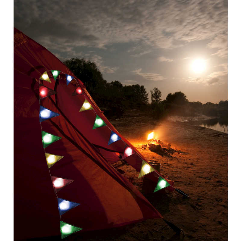 Light up Bunting LED 8 flags