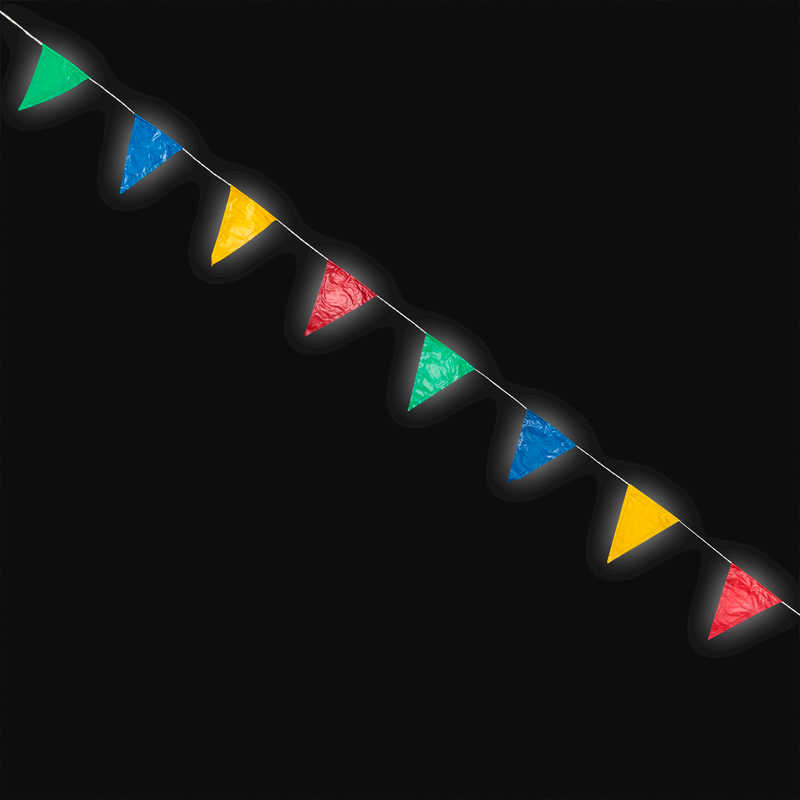 Light up Bunting LED 8 flags