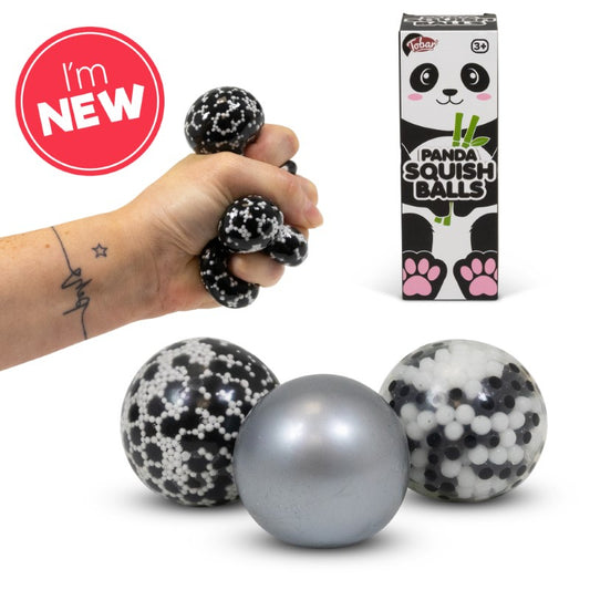 Scrunchems Panda Monotone diddy balls set