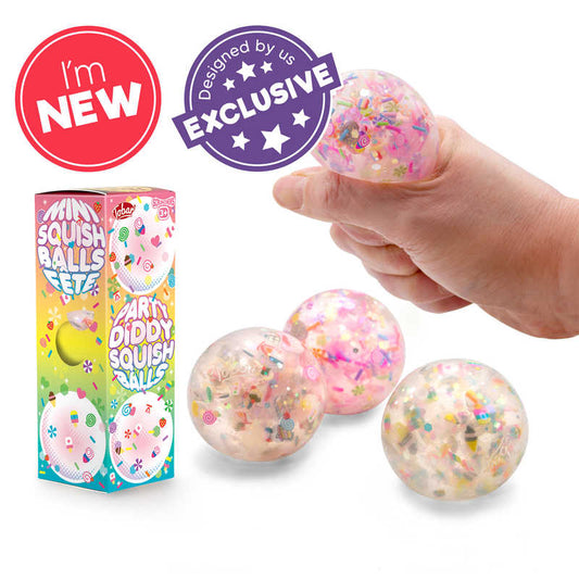 Set of 3 diddy party balls