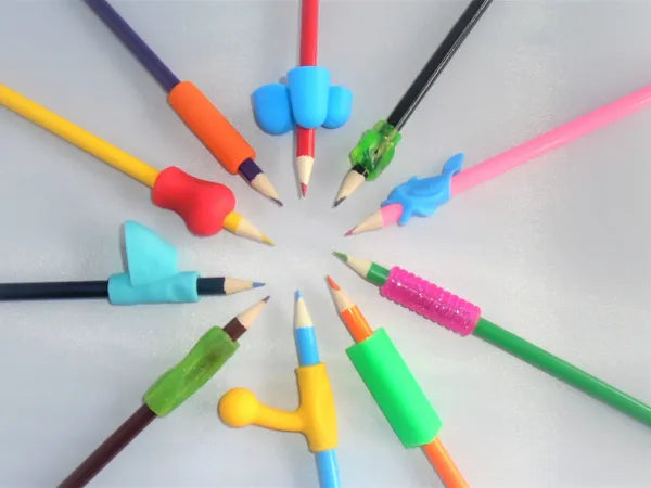 Pencil & Pen writing grips starter set (x 10)