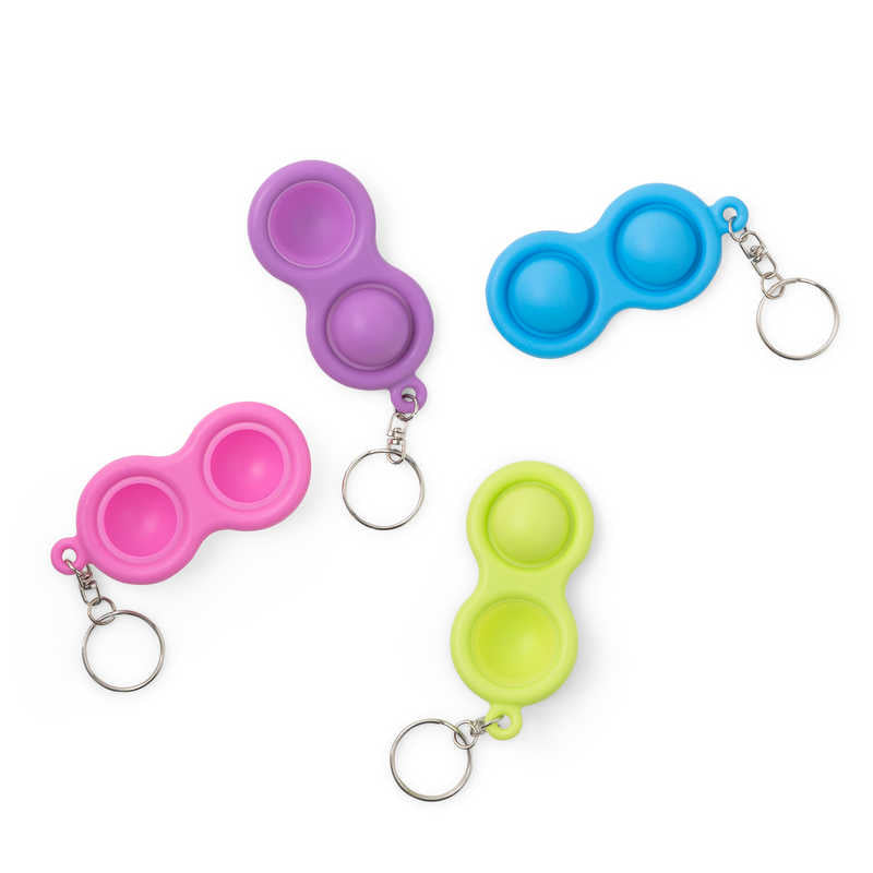 Fidget Push Popper Keyring (ORDER ADD ON)