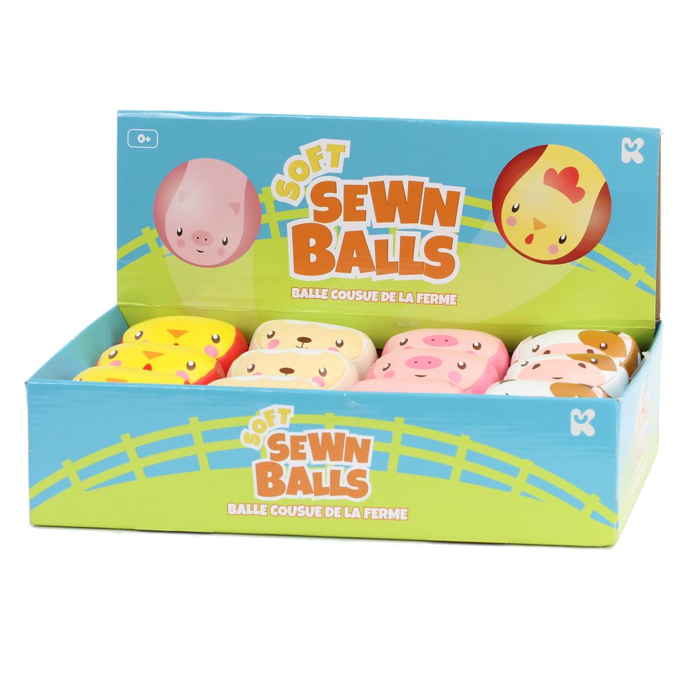 Soft Sewn Ball FARM ANIMALS