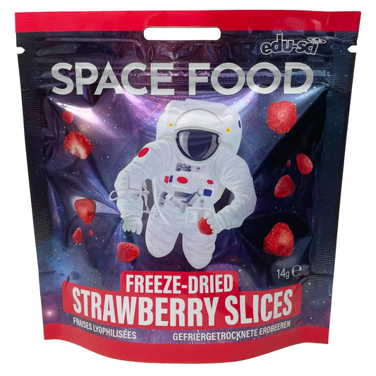 Space Food Freeze Dried Strawberry Slices (14g)