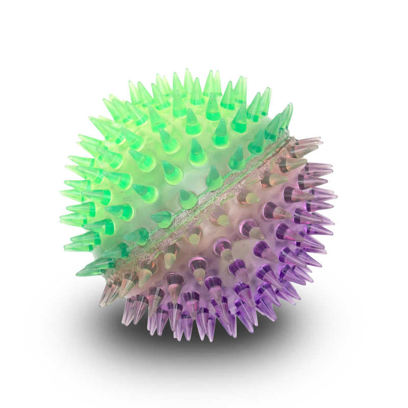 Large light up spikey sensory ball