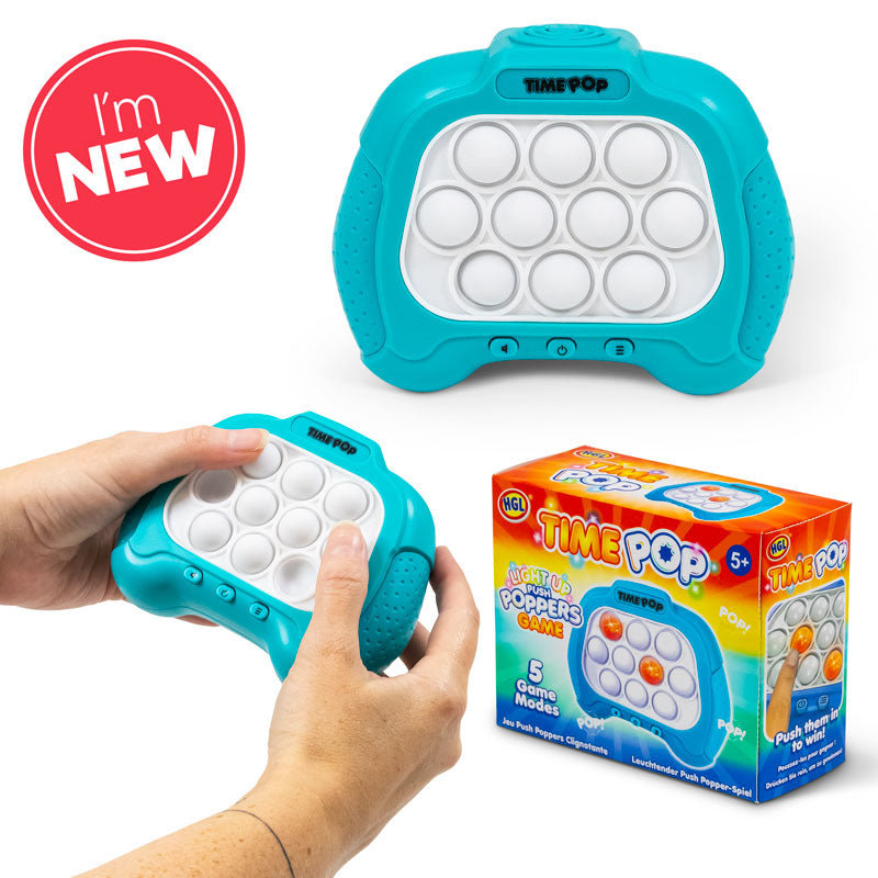 BLUE Time Pop light up popper game