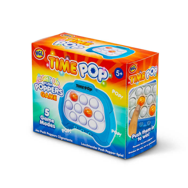 BLUE Time Pop light up popper game