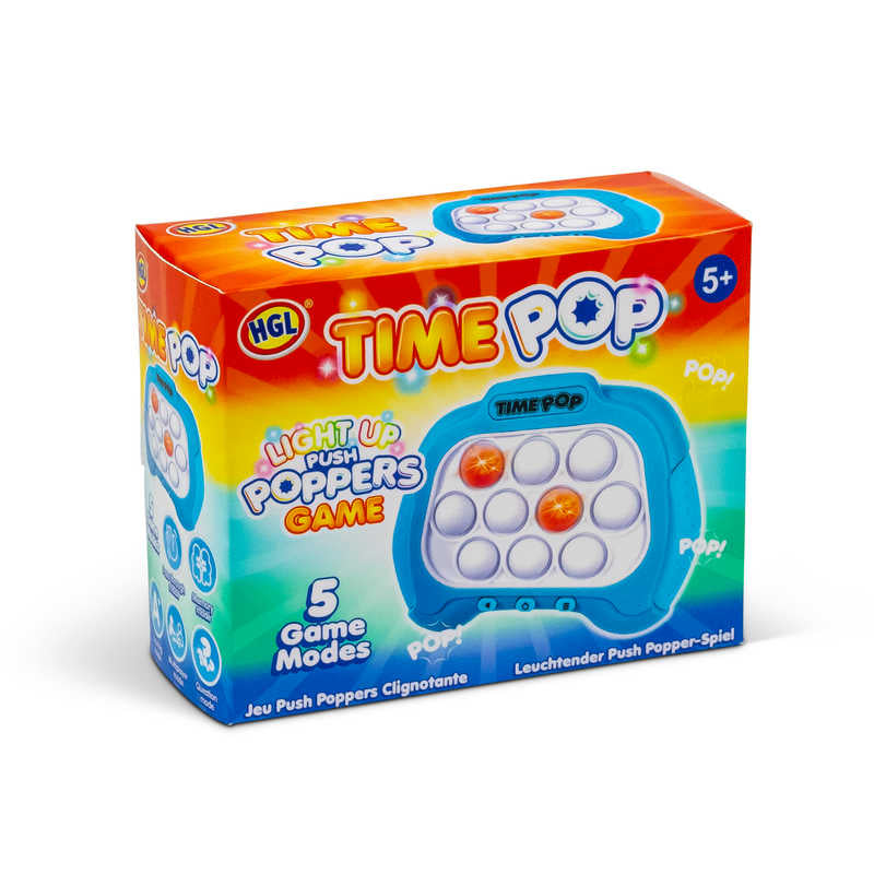 BLUE Time Pop light up popper game