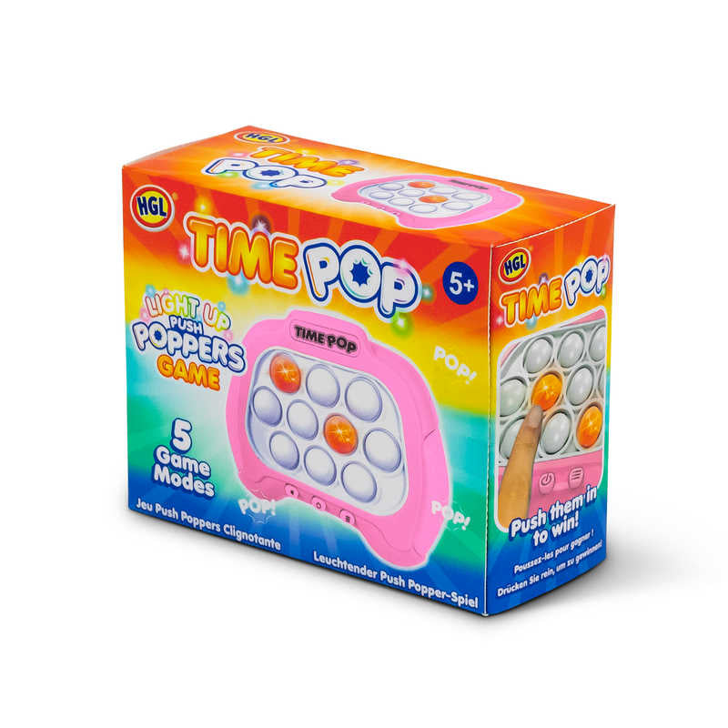 PINK Time pop light up popper game