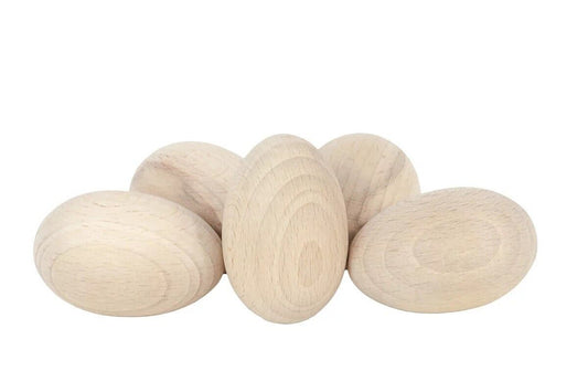 5 x Wooden eggs