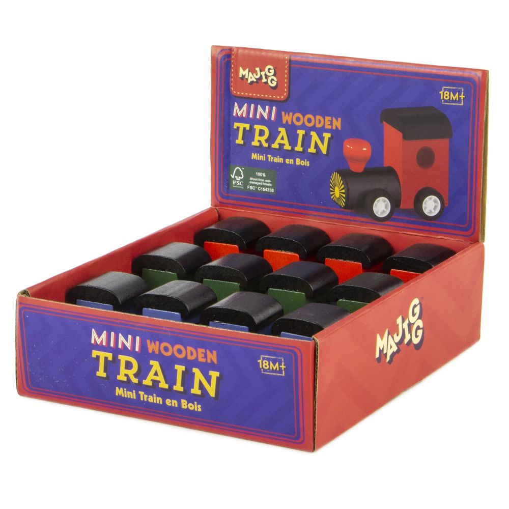 Wooden Mini Trains (set of 3)